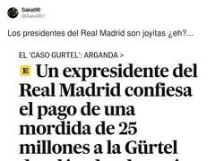 Vaya historial de los presidentes del Real Madrid