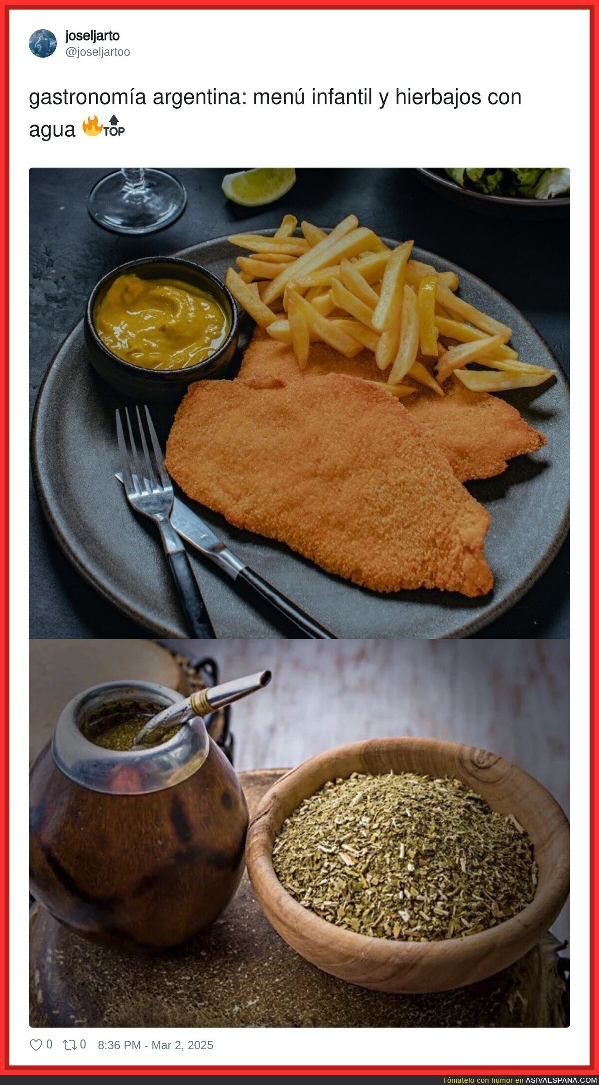 Hablemos amistosamente de la gastronomía argentina