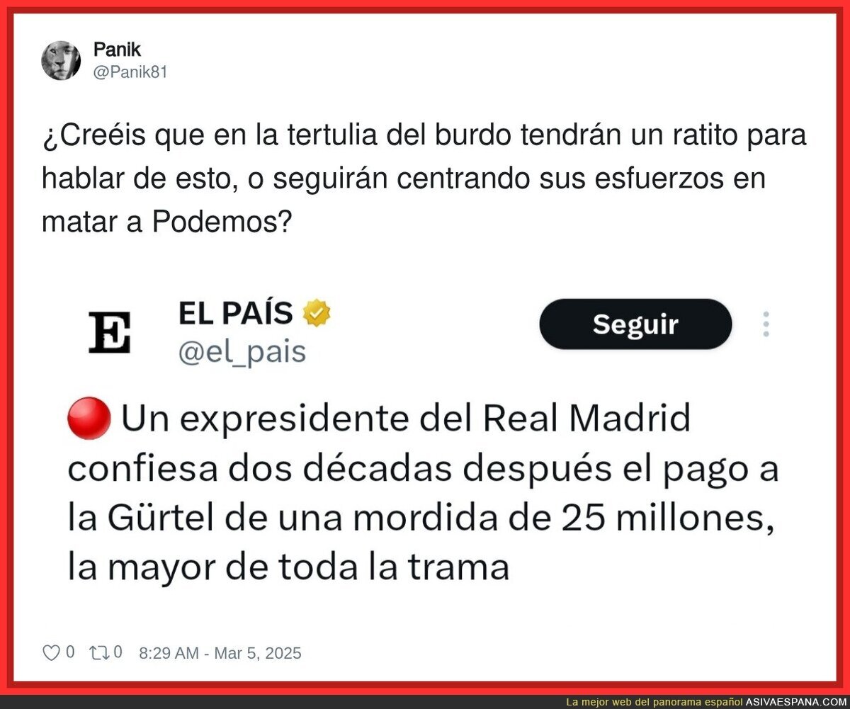 Que poco se habla de esto del Real Madrid