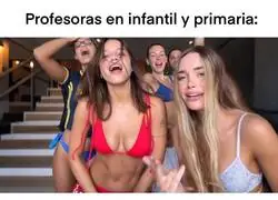 Diferente tipo de profesoras