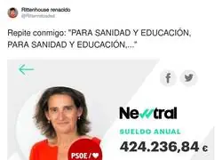 El gran sueldazo de Teresa Ribera