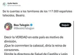 Beatriz Taleg&oacute;n y sus gracietas sin gracia