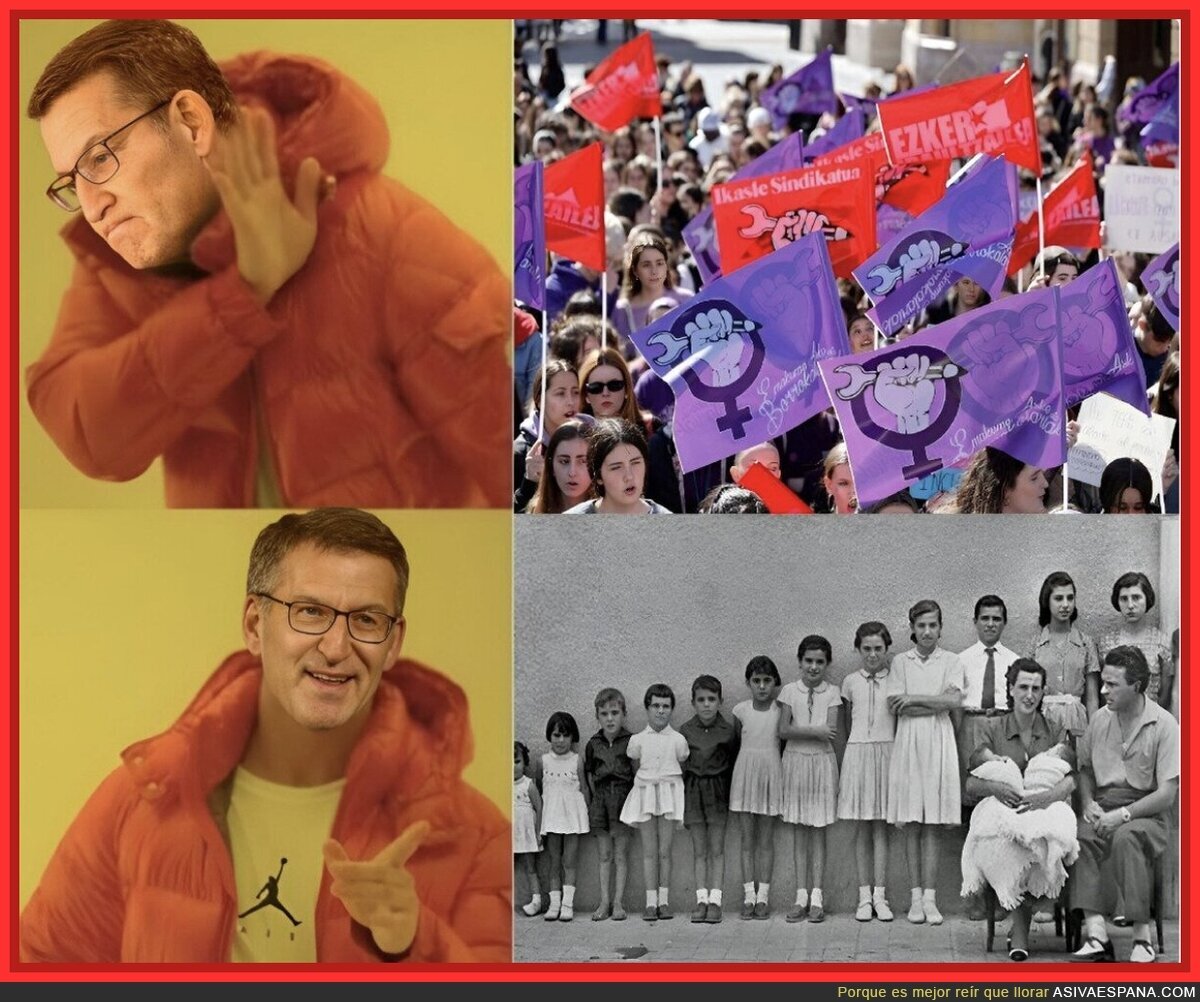 El feminismo que le gusta a Feijóo