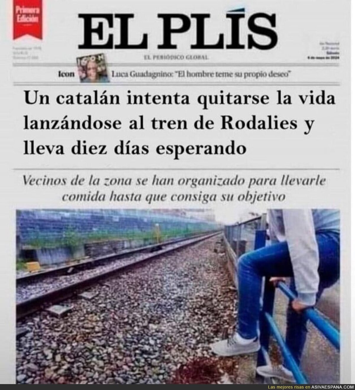 Larga espera en las vías