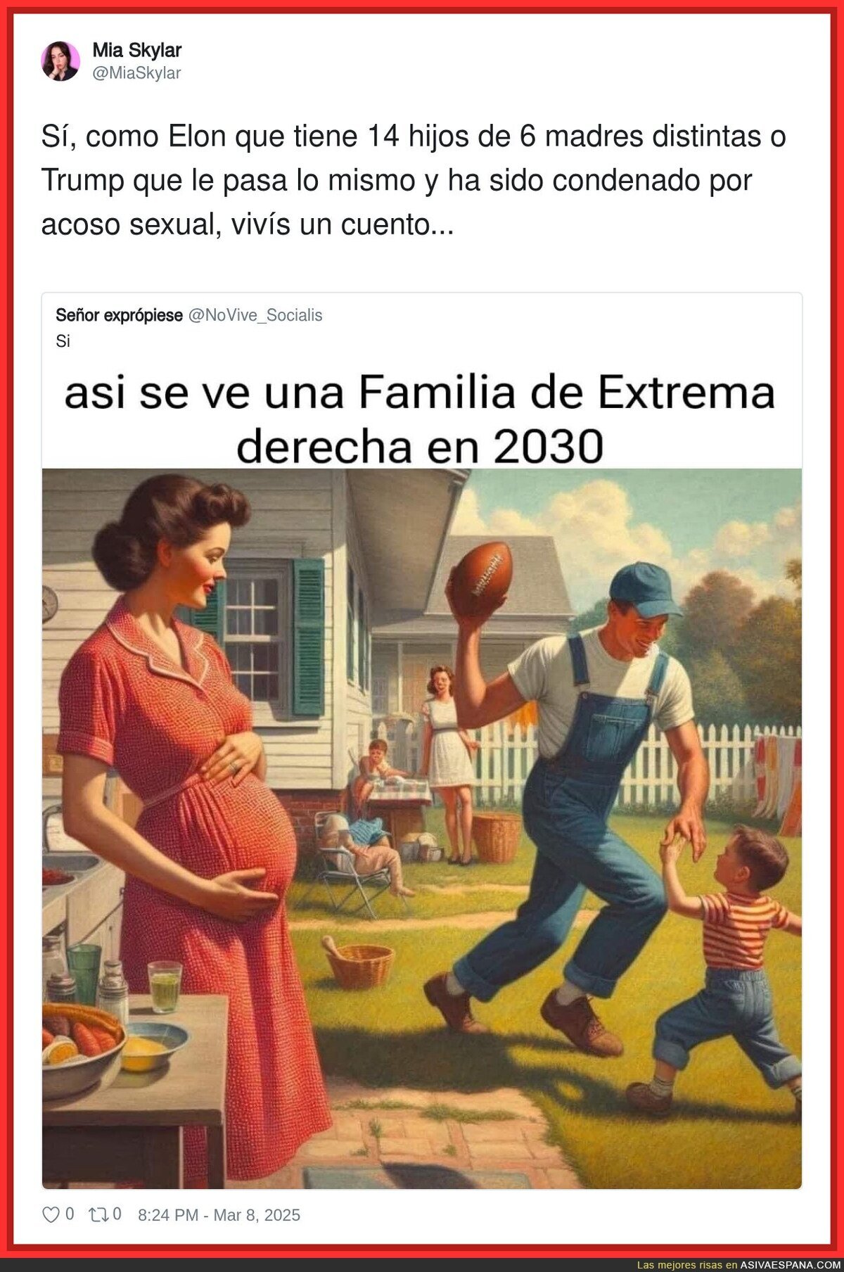 La familia tradicional que anhela la ultraderecha