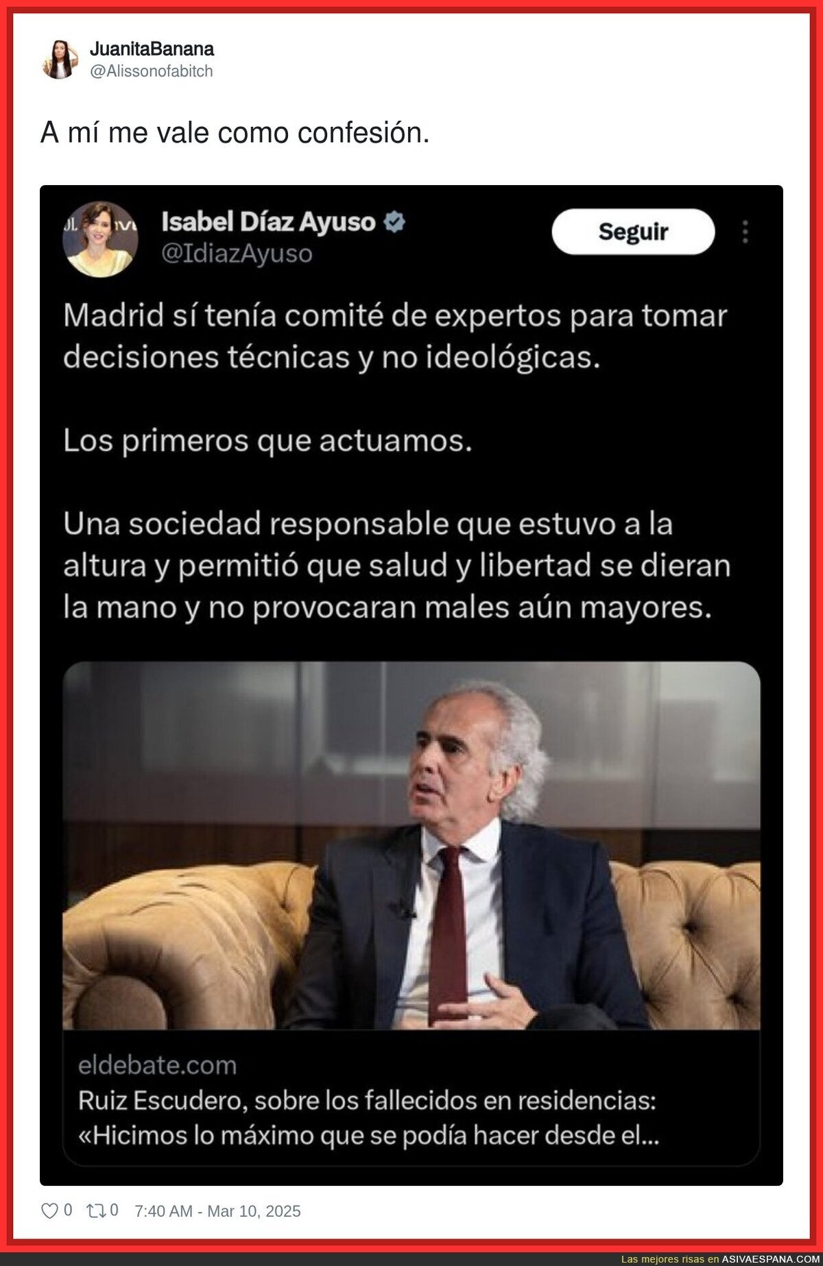 Isabel Díaz Ayuso empieza a estar nerviosa antes del documental 7291