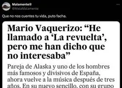 Mario Vaquerizo quiere dar que a hablar a costa de La Revuelta