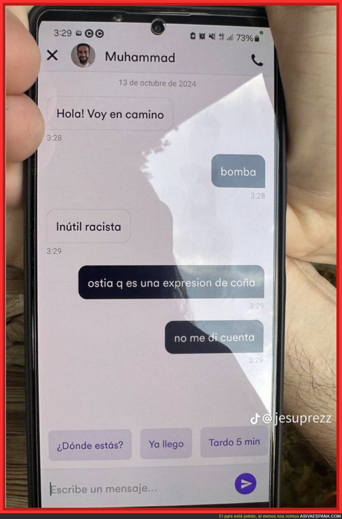 La gente está muy susceptible