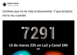 Un documental con 7291 razones para no perd&eacute;rselo