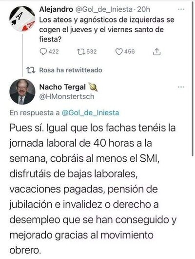 Las festividades que se consiguen gracias a las luchas