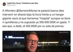 El lugar menos indicado donde podr&iacute;a aparecer Alfonso Serrano