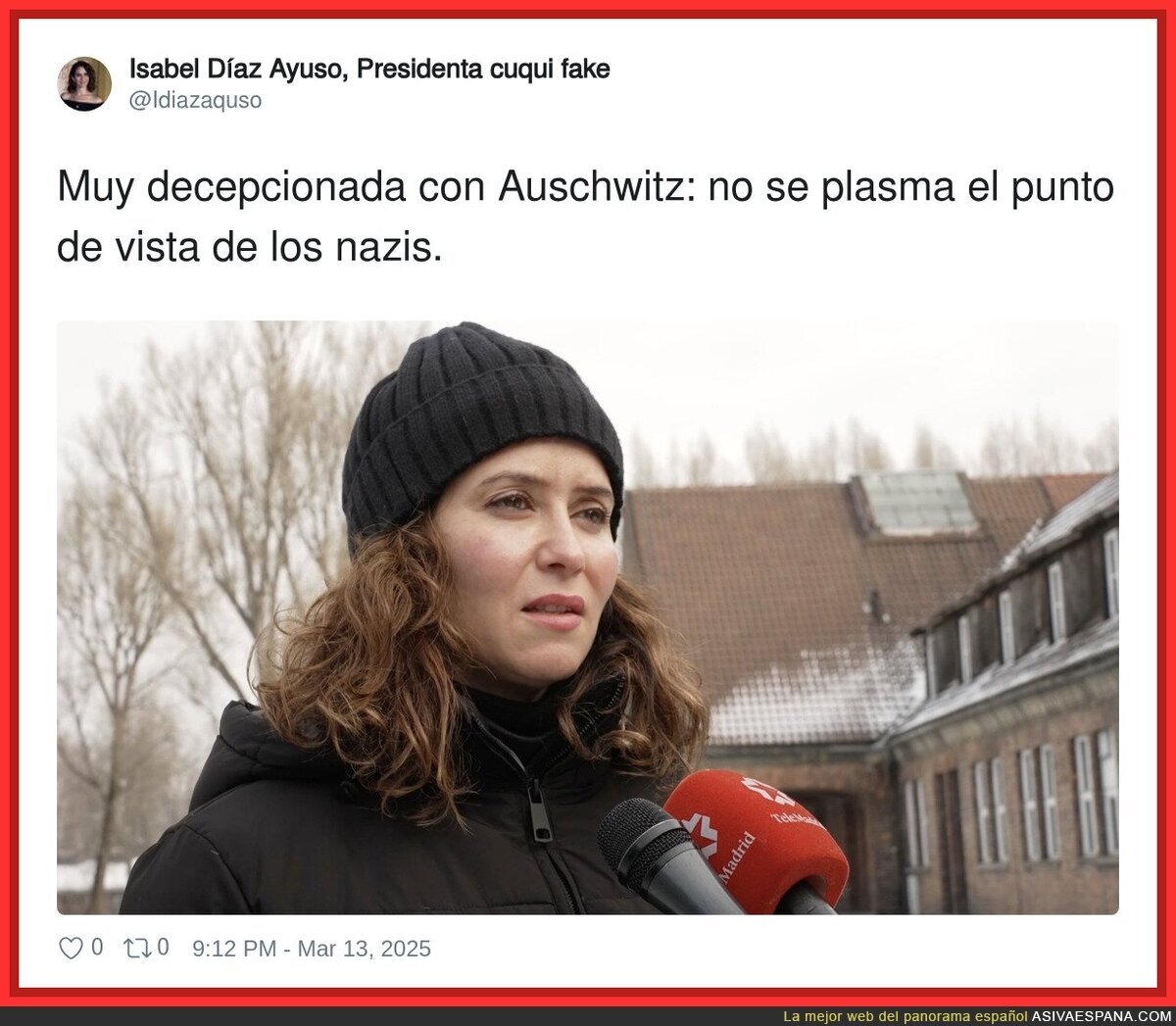 Ayuso necesita todos los puntos de vista