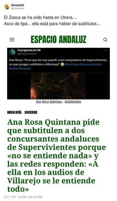 Ana Rosa Quintana se ha llevado un buen rev&eacute;s
