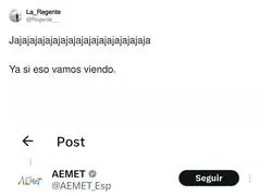 &iquest;D&oacute;nde est&aacute; ese tiempo seco del que me hablas AEMET?