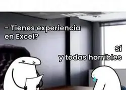 Todo son malos recuerdos con el Excel