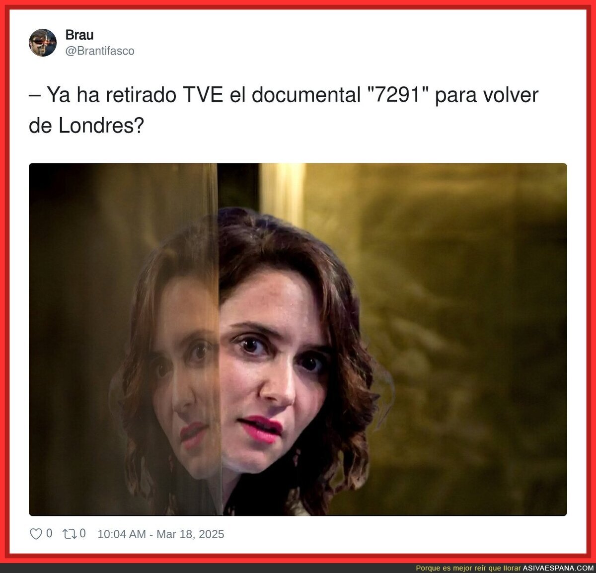 Ayuso está muy preocupada