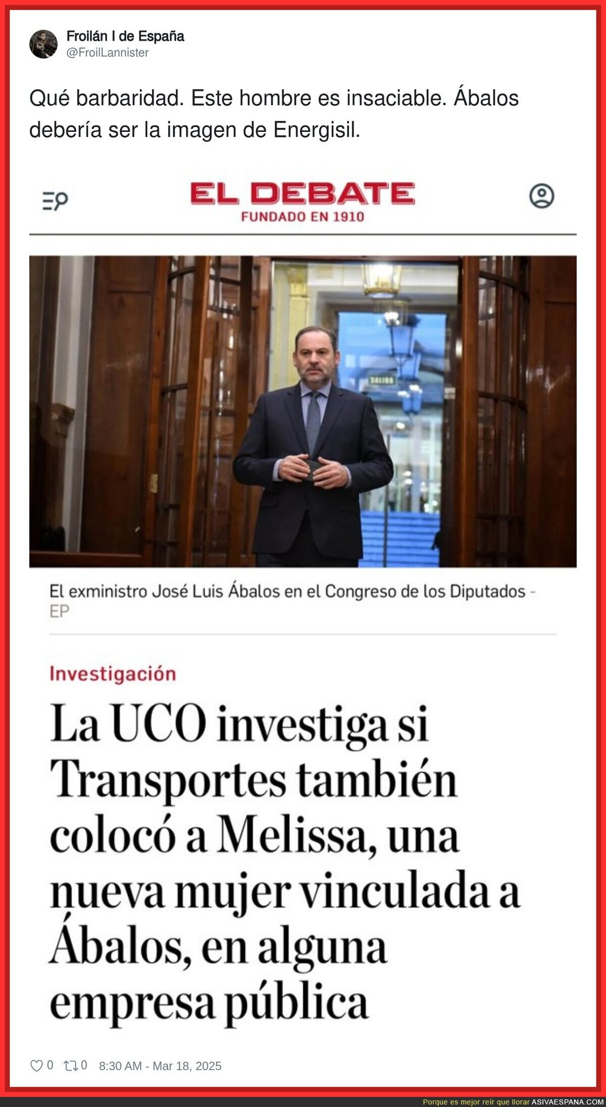 Ábalos está metido en todas