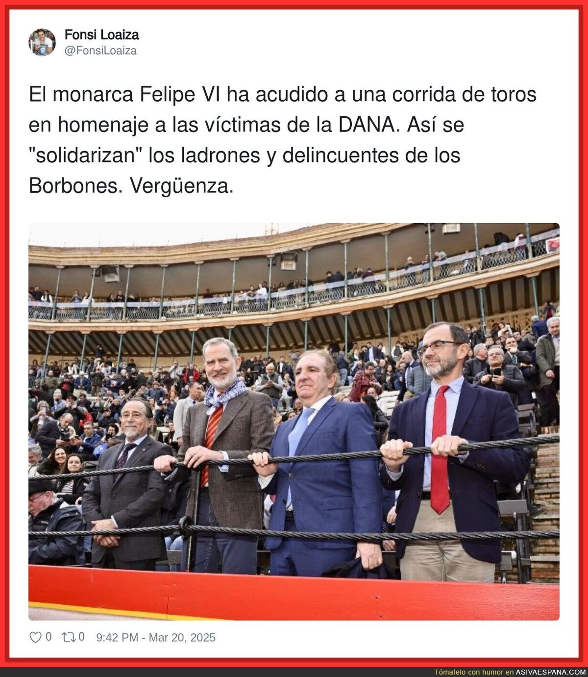 ¿Qué forma mejor que solidarizarse que matando toros?