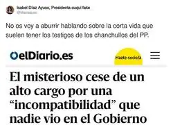 Lo t&iacute;pico de gente del PP que desaparece del d&iacute;a a la ma&ntilde;ana