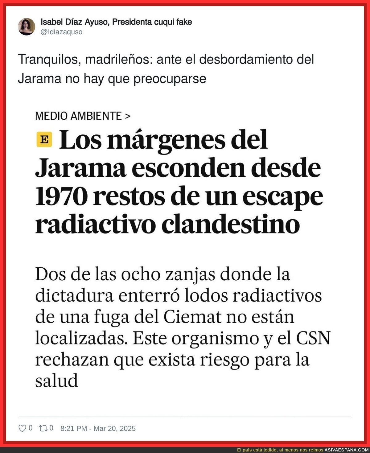 Lo que se oculta en los márgenes del Jarama es preocupante