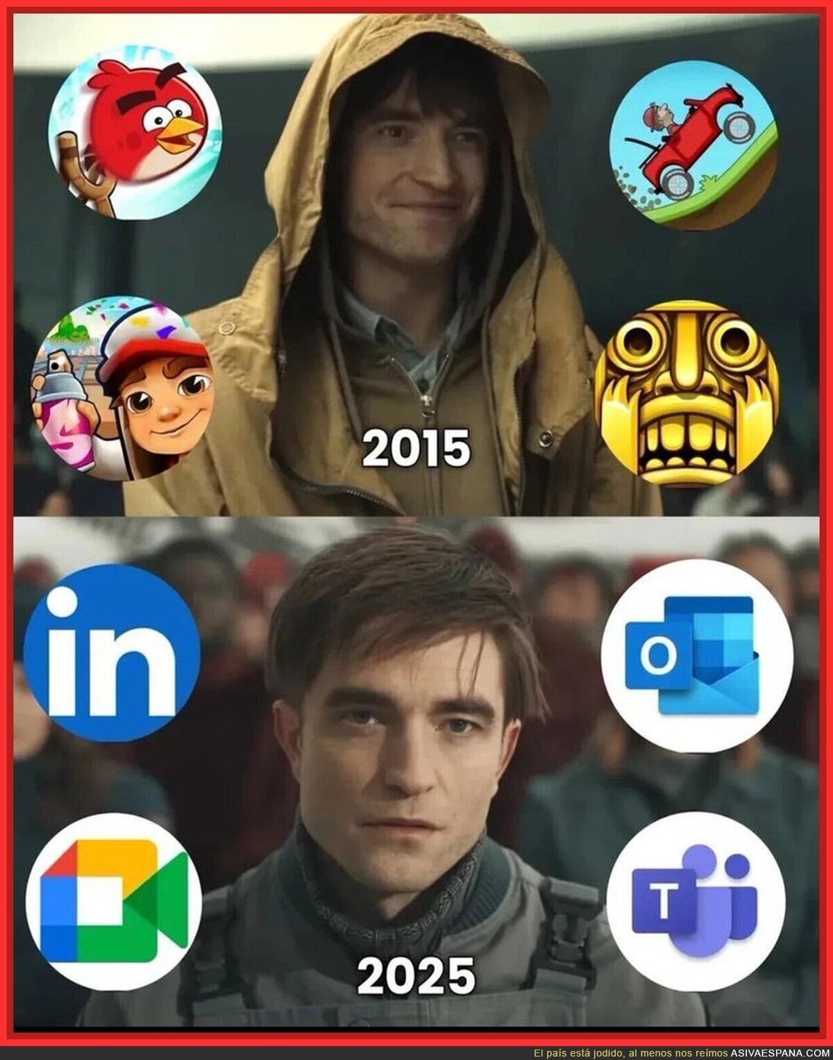 El tiempo pasa y no perdona