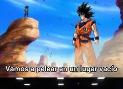 Un lugar vac&iacute;o por completo