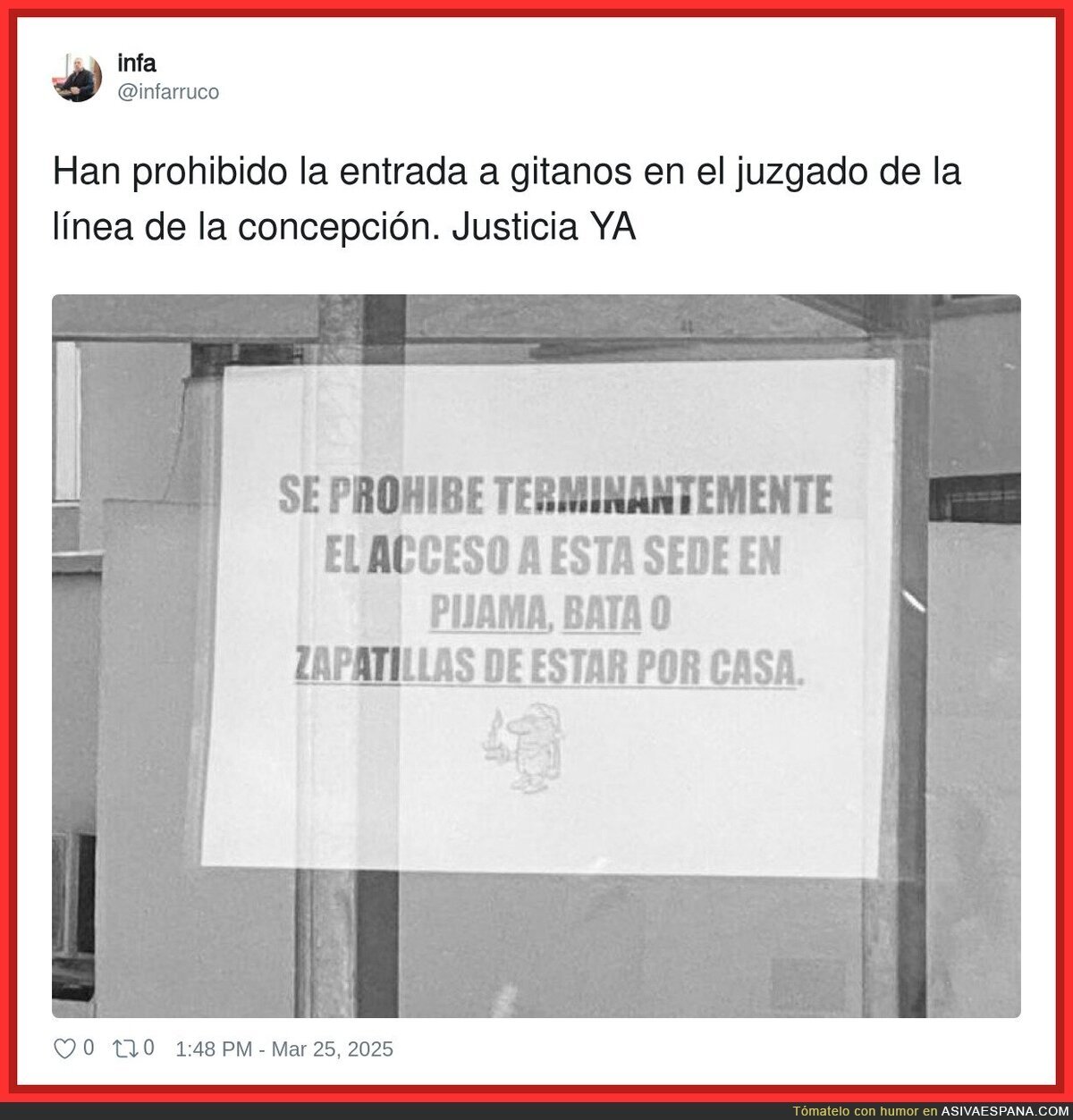 Los juzgados tienen un estilo de vestimentan para entrar