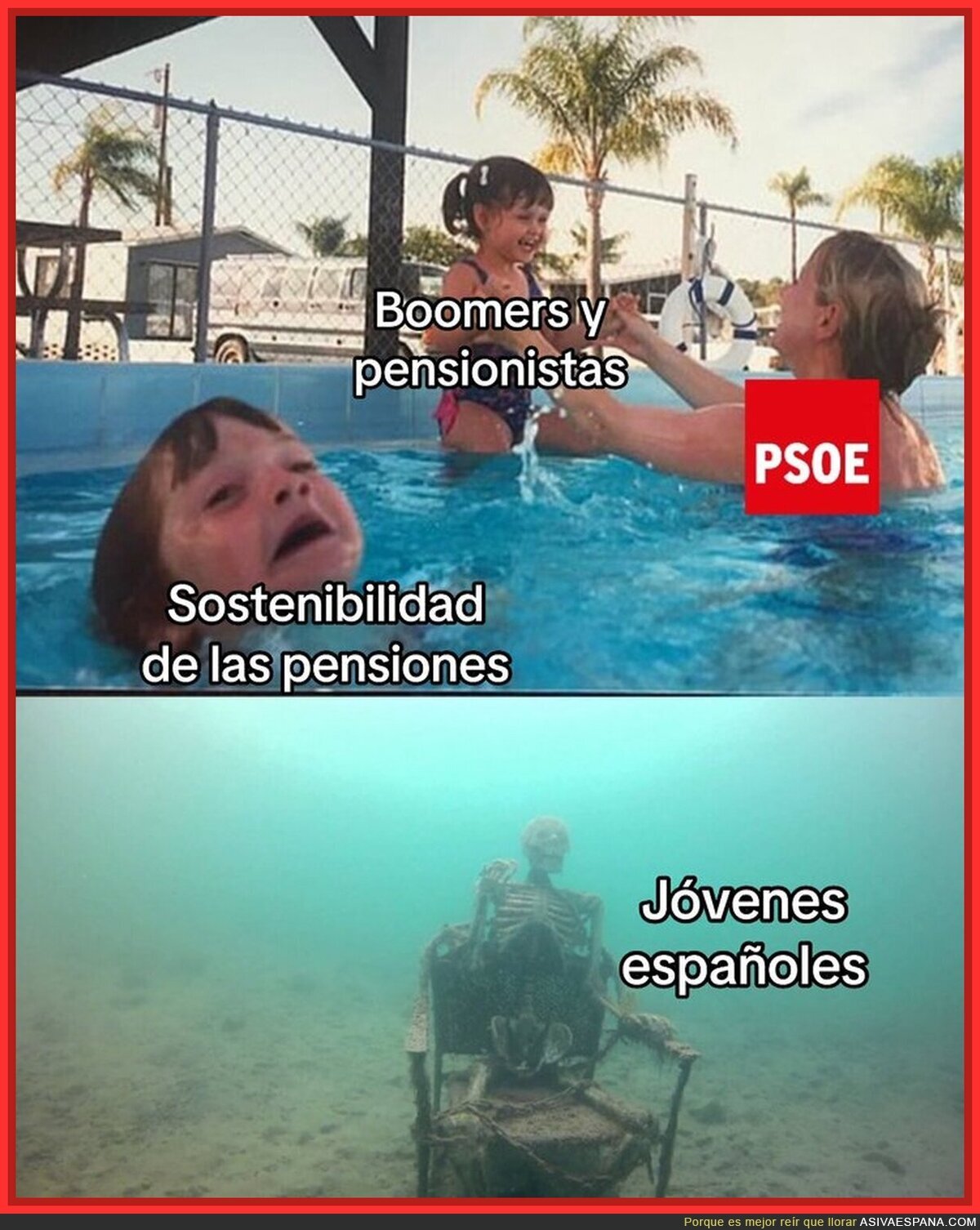 Los jóvenes siempre pierden