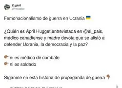 Surrealista la propaganda b&eacute;lica que se montan en El Pa&iacute;s