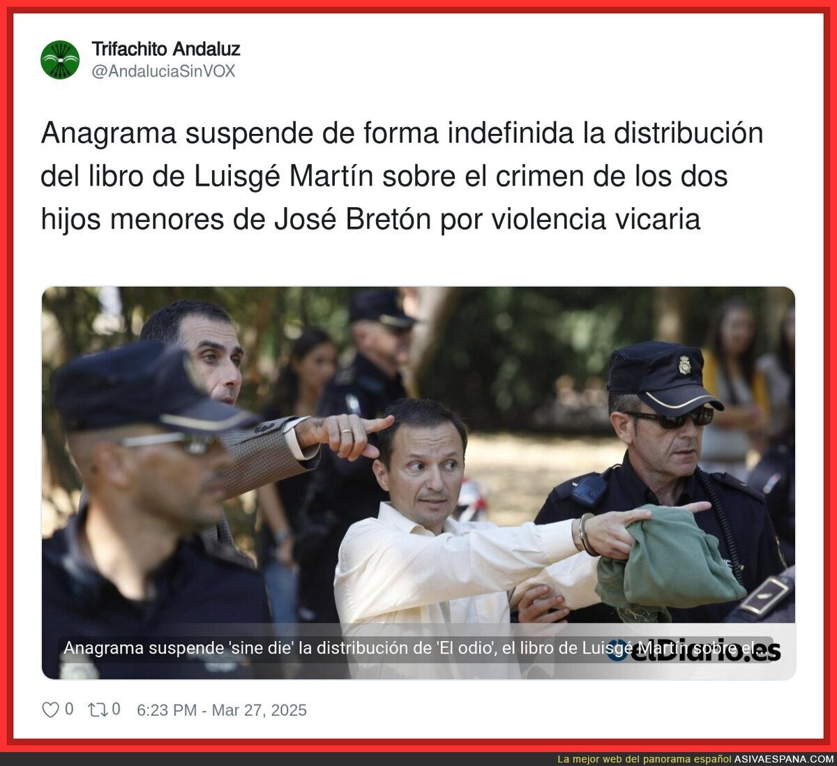 No hay que darle voz a asesinos
