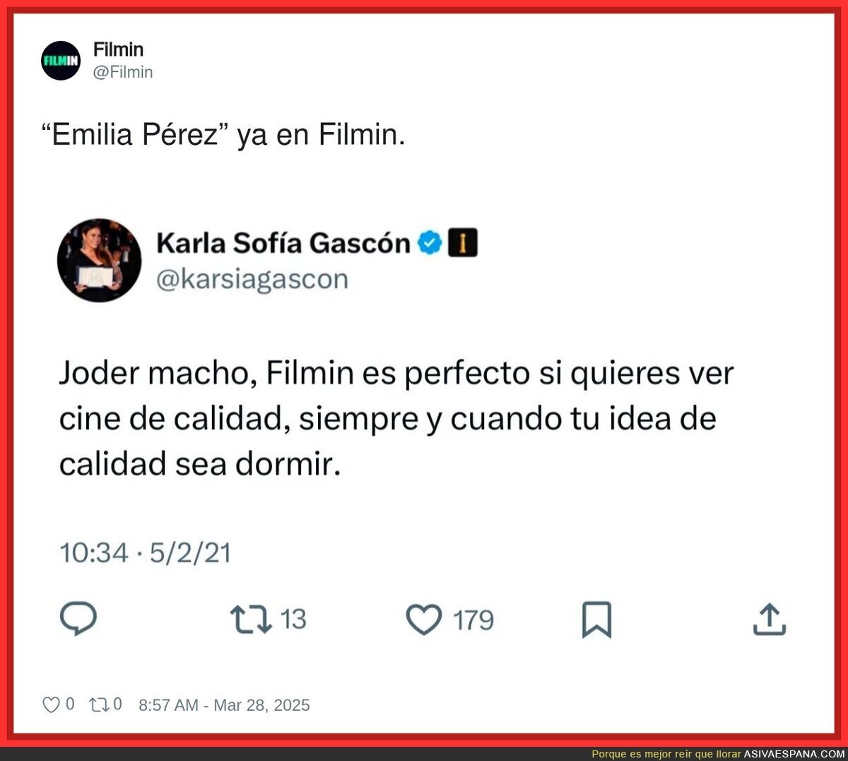 Filmin se la ha sacado con el estreno de 'Emilia Pérez'