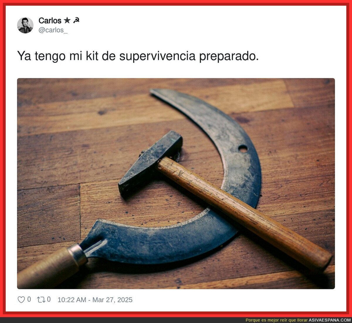 El kit de supervivencia de la izquierda