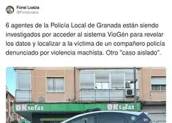 Es muy fuerte este caso de 6 agentes de la Polic&iacute;a Local de Granada