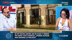 Marina Rivers retrata los datos de okupaciones en Espa&ntilde;a frente a Xavier Garc&iacute;a Albiol