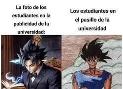 Todo cambia mucho en la universidad