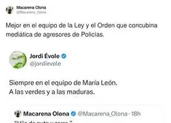 Jordi &Eacute;vole se posiciona con Mar&iacute;a Le&oacute;n