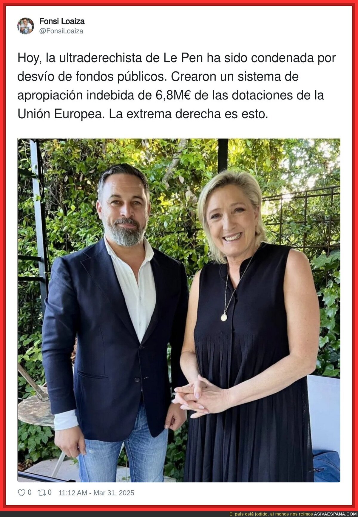 Las amistades peligrosas de Santiago Abascal