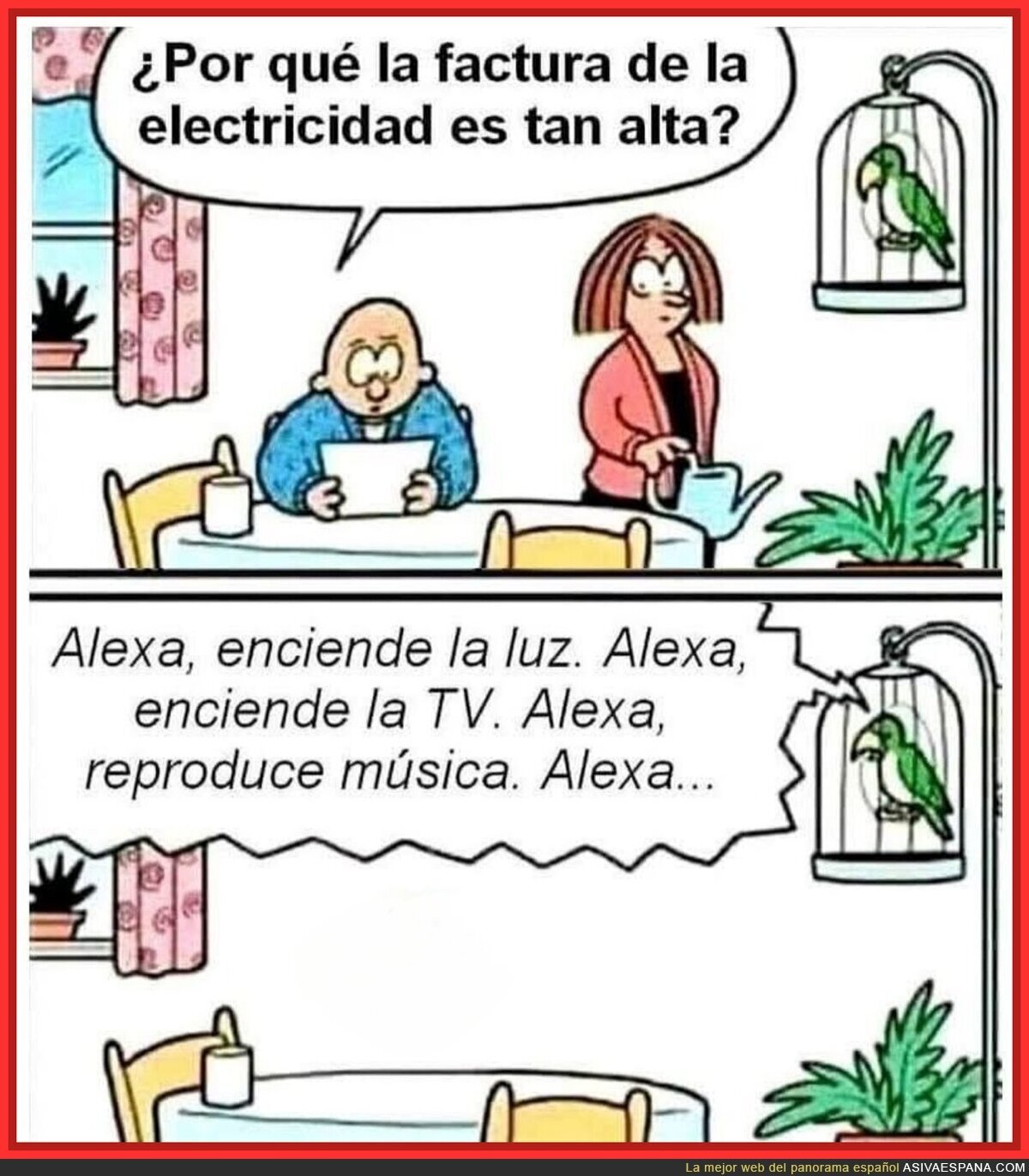 Todo tiene sentido con la factura de la luz