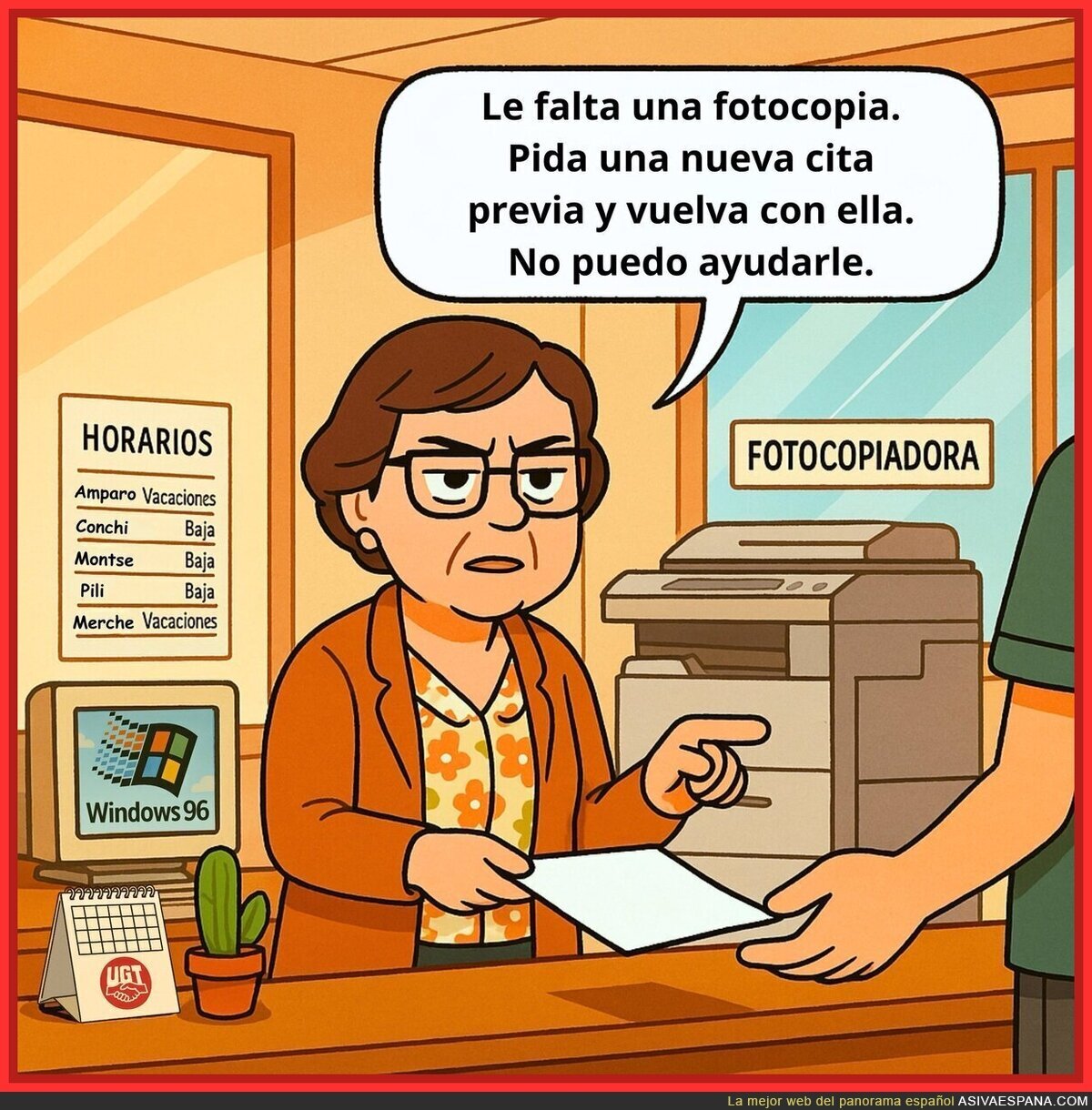 Así es el día a día en la administración pública