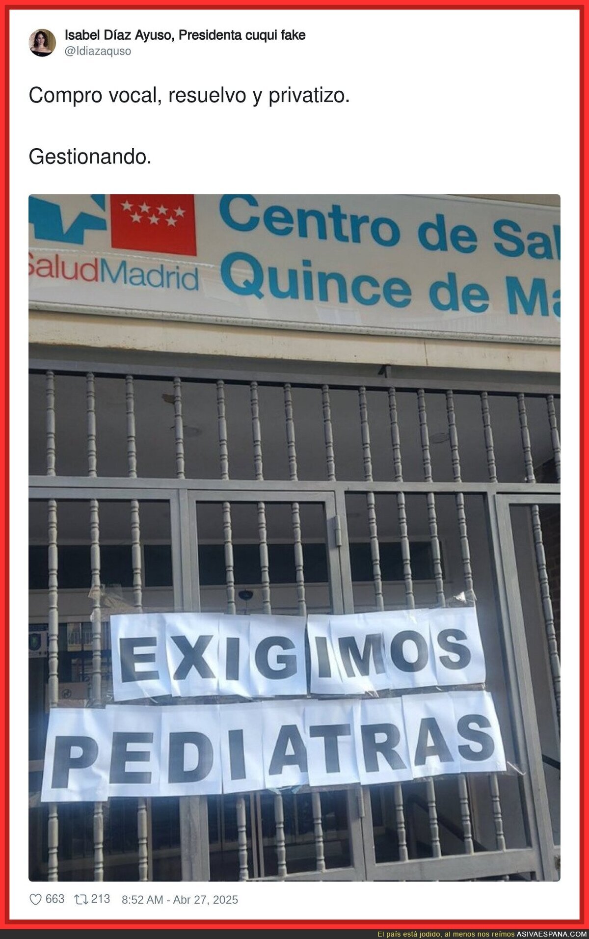 El futuro de la Sanidad en manos de Ayuso