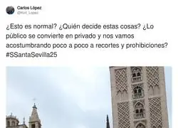 La Semana Santa ahora es para privilegiados
