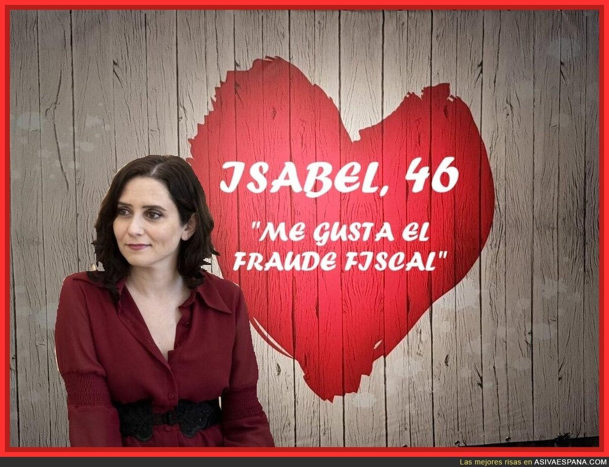 Isabel Díaz Ayuso en First Dates