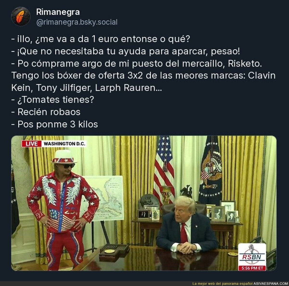 A los Bufones, Trump los llama Asesores