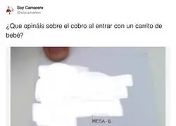 Abuso en este bar por llevar a un beb&eacute;