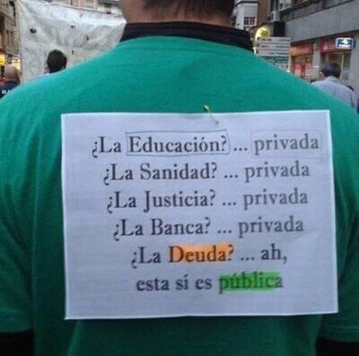 Siempre pagan los mismos