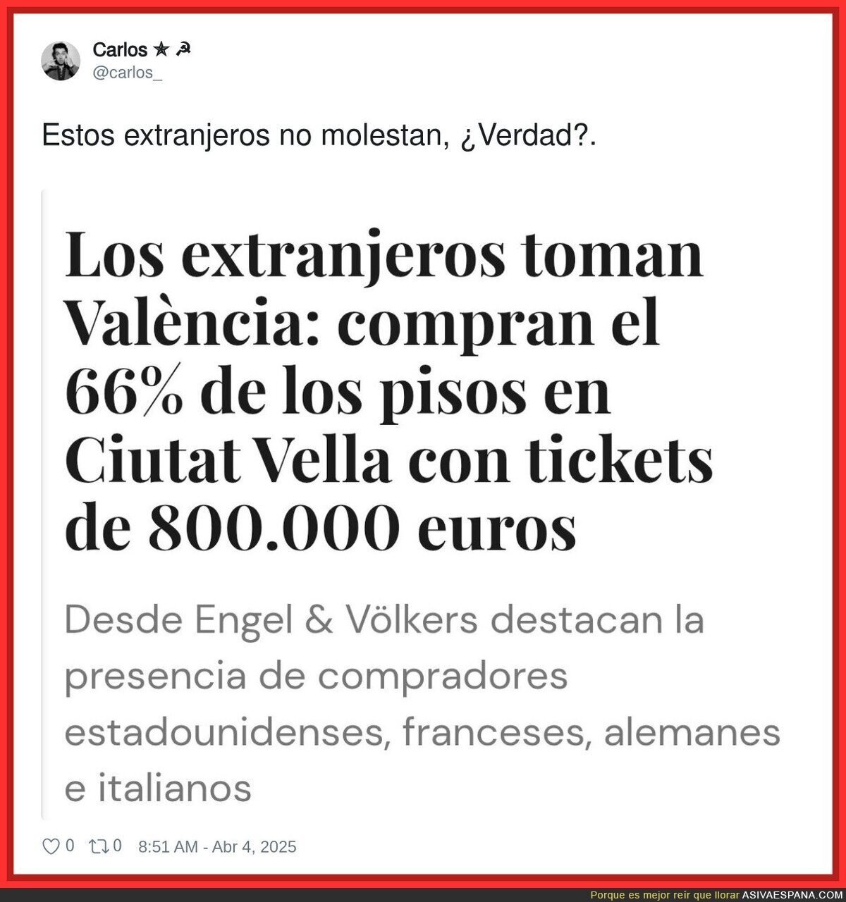Los extranjeros que gustan en España