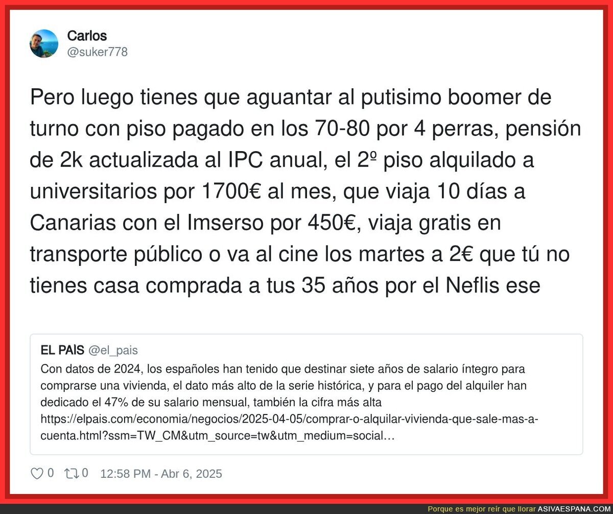 Así estamos en pleno 2025