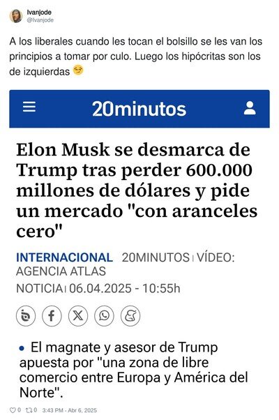 Como le duele a los millonarios perder dinero