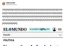 Hay que admitir que en VOX son muy buenos con el humor