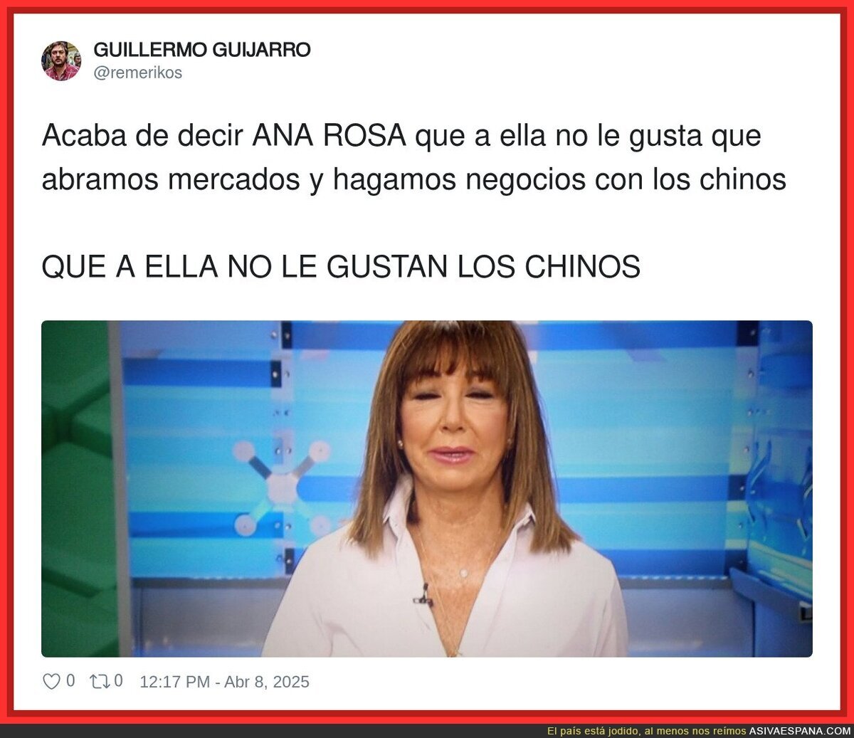 Ana Rosa y los chinos
